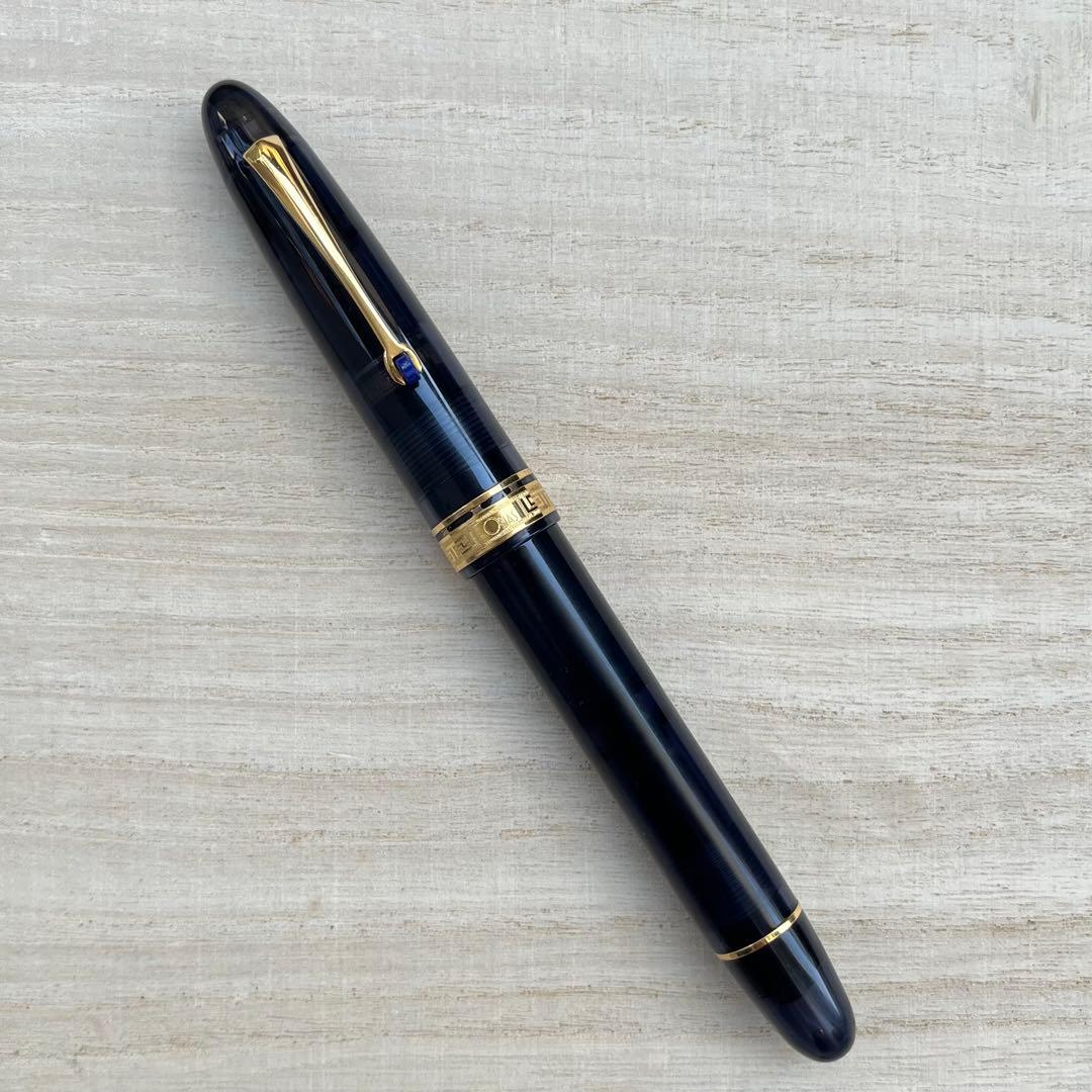 オマス オジバ ヴィジョン ロイヤルブルー ゴールドフィニッシュ 万年筆 M