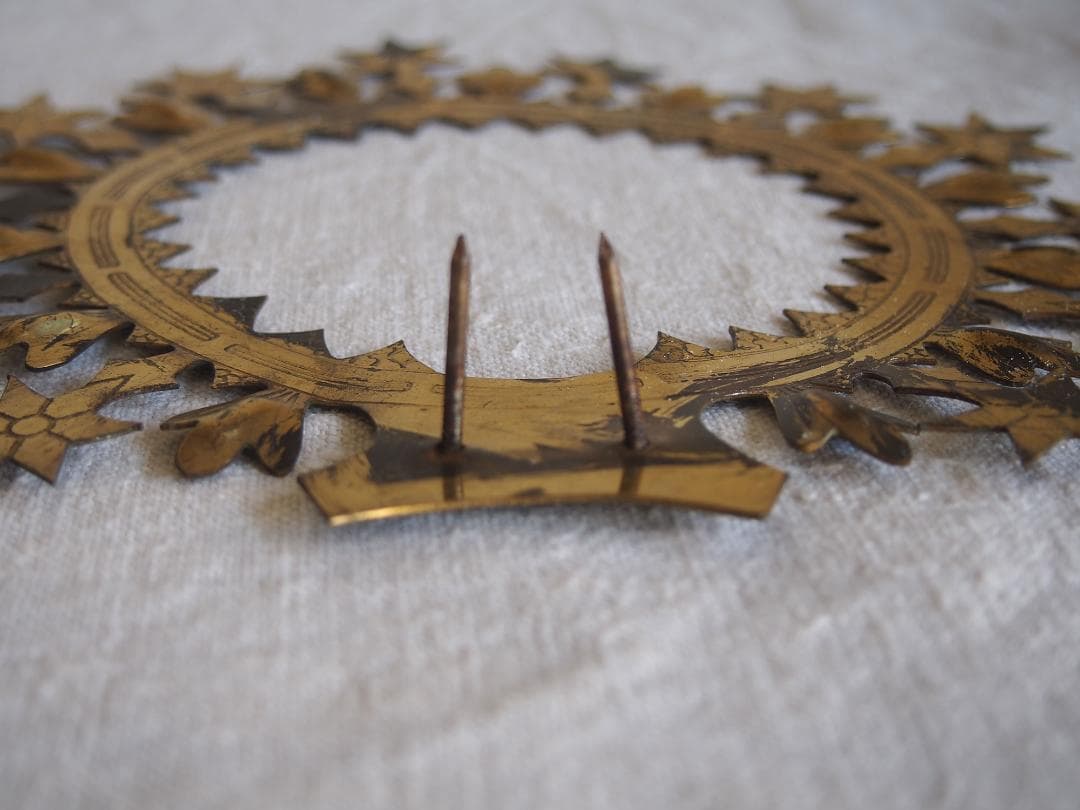 聖母マリア像につける光輪 クラウン 直径22cm カトリック彫像用/K330