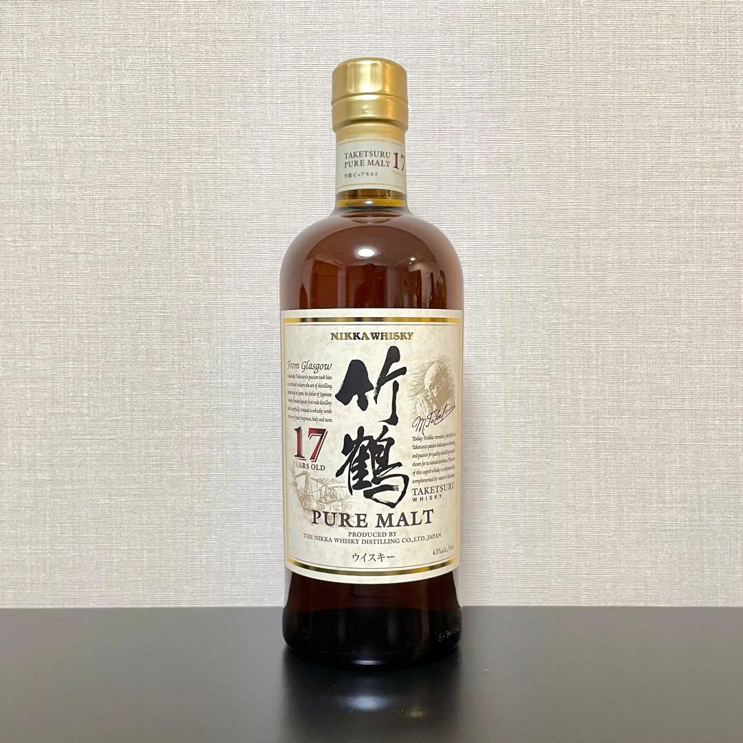 ニッカウヰスキー 竹鶴 17 Years Old Pure Malt 正規販売品