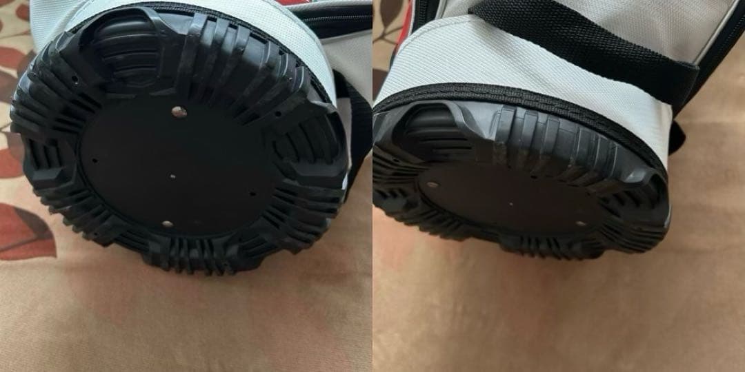 ADIDAS キャディバッグ ホワイト/レッド