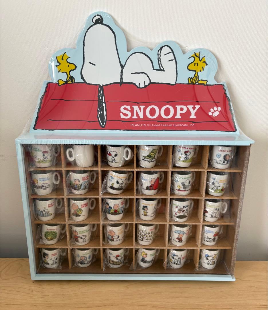 スヌーピー ミニチュア カップ 30個セット 飾り棚