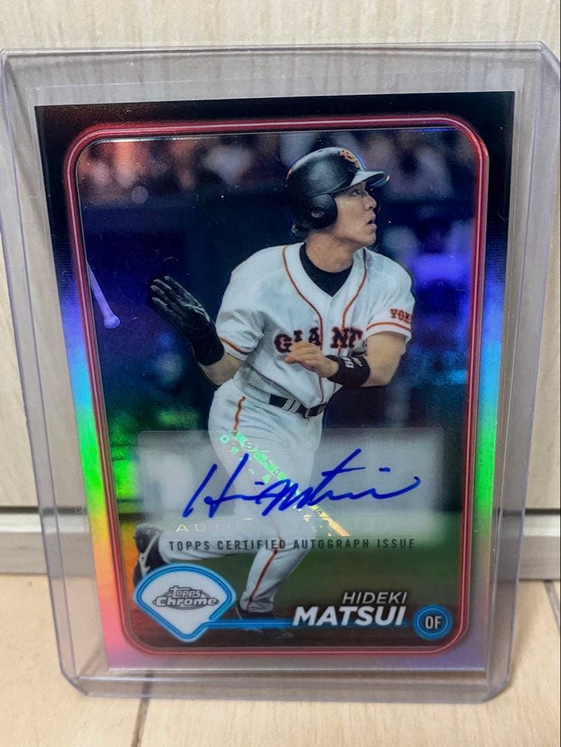 【GODZILLA。 】巨人　松井秀喜　オート直筆サインカード