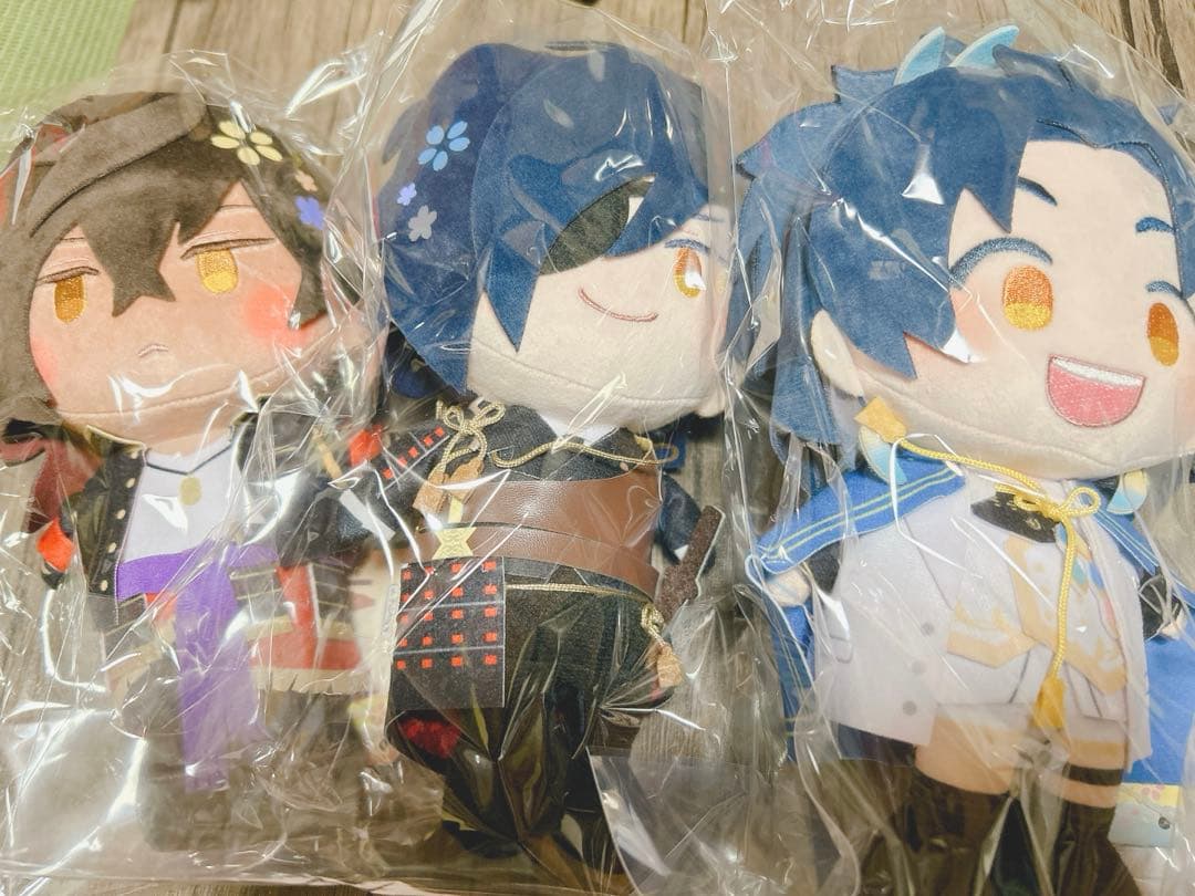 わんぱく！刀剣乱舞 ぬいぐるみ 未開封 大倶利伽羅 燭台切光忠 太鼓鐘貞宗