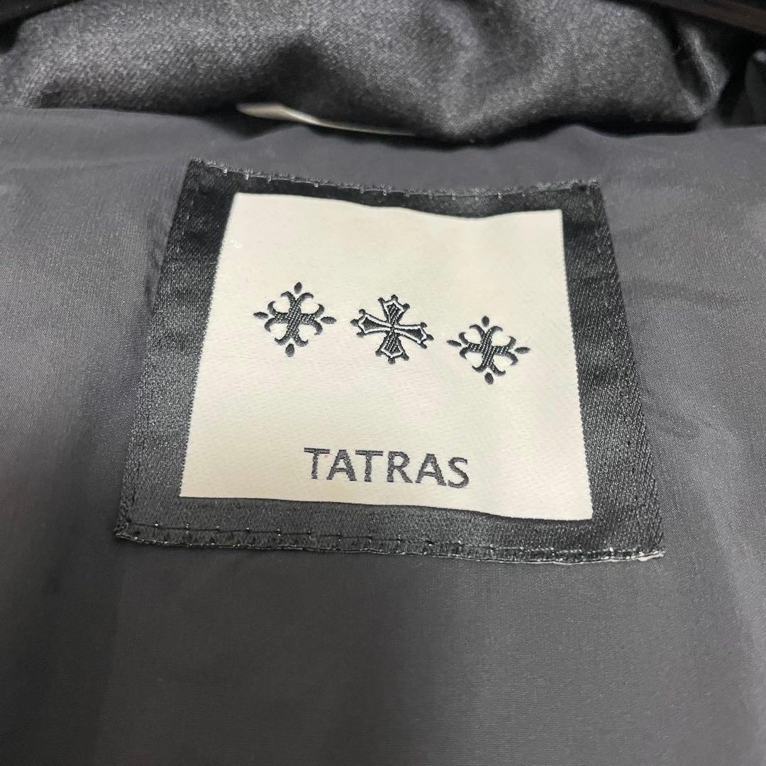 【美品】タトラス ドミツィアーノ ダウンジャケット チャコールグレー M