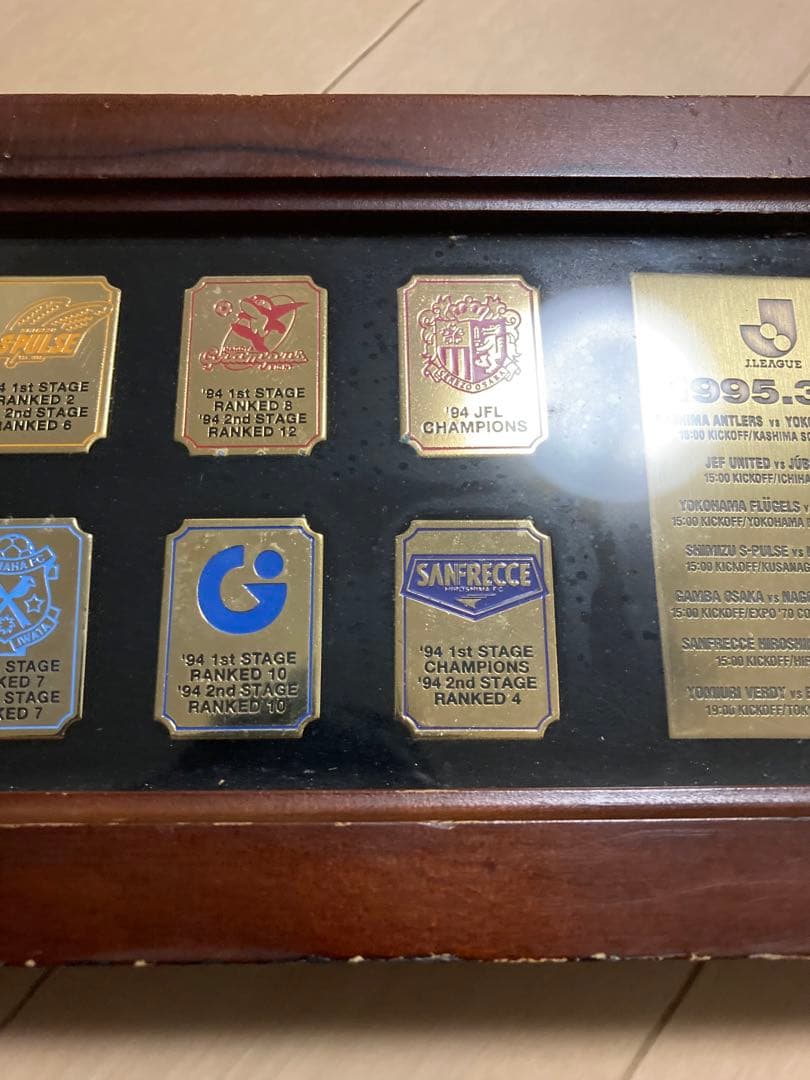 希少！激レア！Jリーグ⚽️1995年♪カテゴリーワン♪ピンズ？プレート？サッカー⚽️