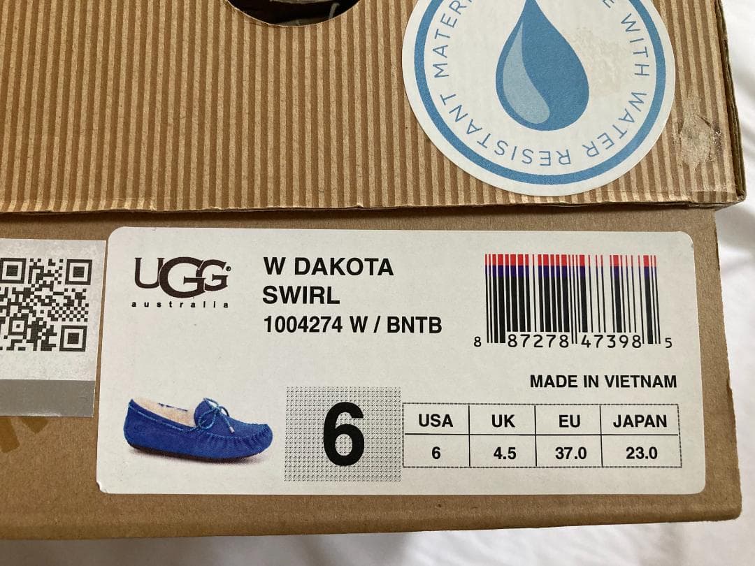 【新品未使用】UGG スエード　モカシン　ダコタ　DAKOTA 23㎝
