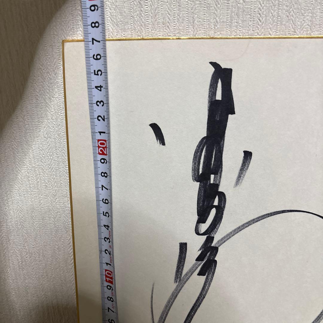 中森明菜　サイン　色紙　芸能人　歌手　有名人