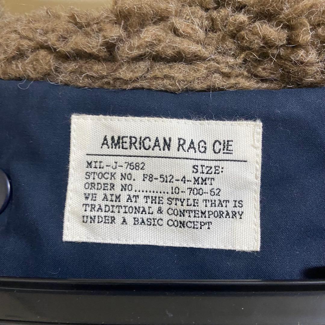 アメリカンラグシー モッズコート2way ファー付き ネイビー M