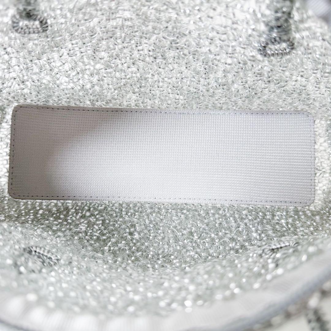 アンテプリマ ボクシー ミディアム ハンドバッグ シルバー　ワイヤーバッグ