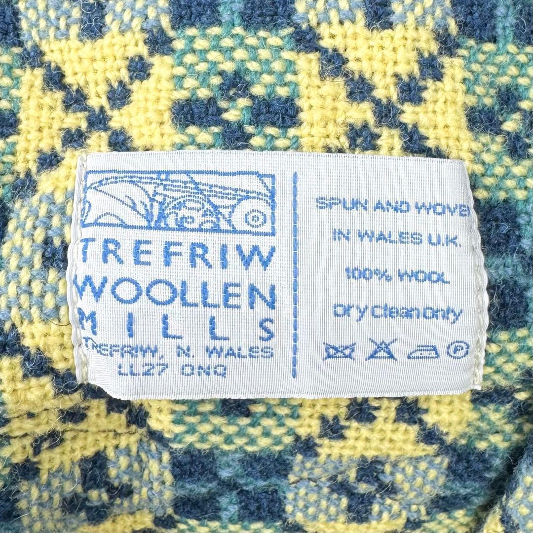 極美品 A4収納 ネペンテス メッセンジャーバッグ ウール レザー ネイビー