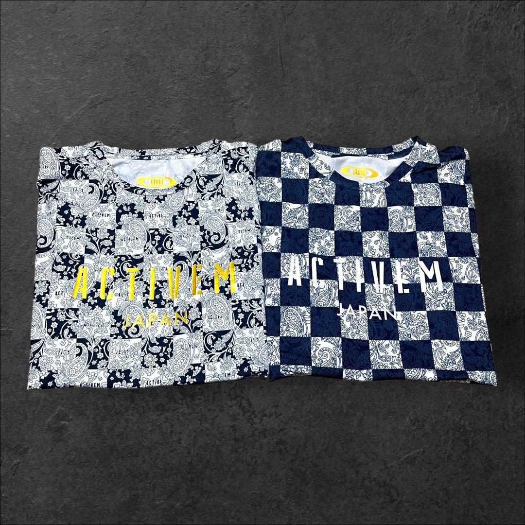 アクティブーム　アンダーウェア　Tシャツ 2枚セット　ペイズリー柄　XL 野球