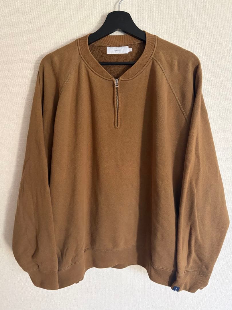 Graphpaper × LOOPWHEELER スウェット ハーフジップ