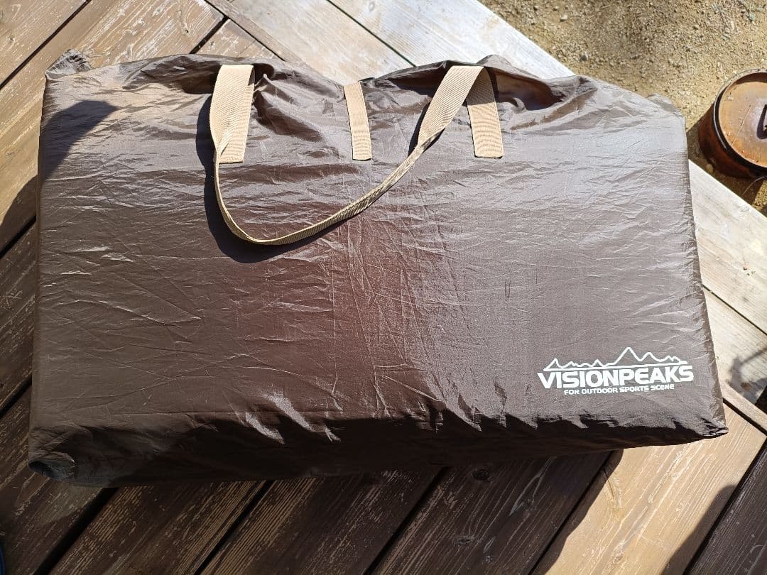 ビジョンピークス フォールディング テントマット 300 ブラウン