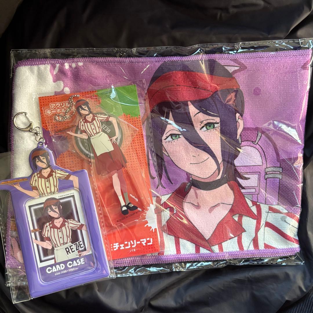 チェンソーマン レゼ篇　ラウンドワン　マフラータオル　アクスタ　カードケース③