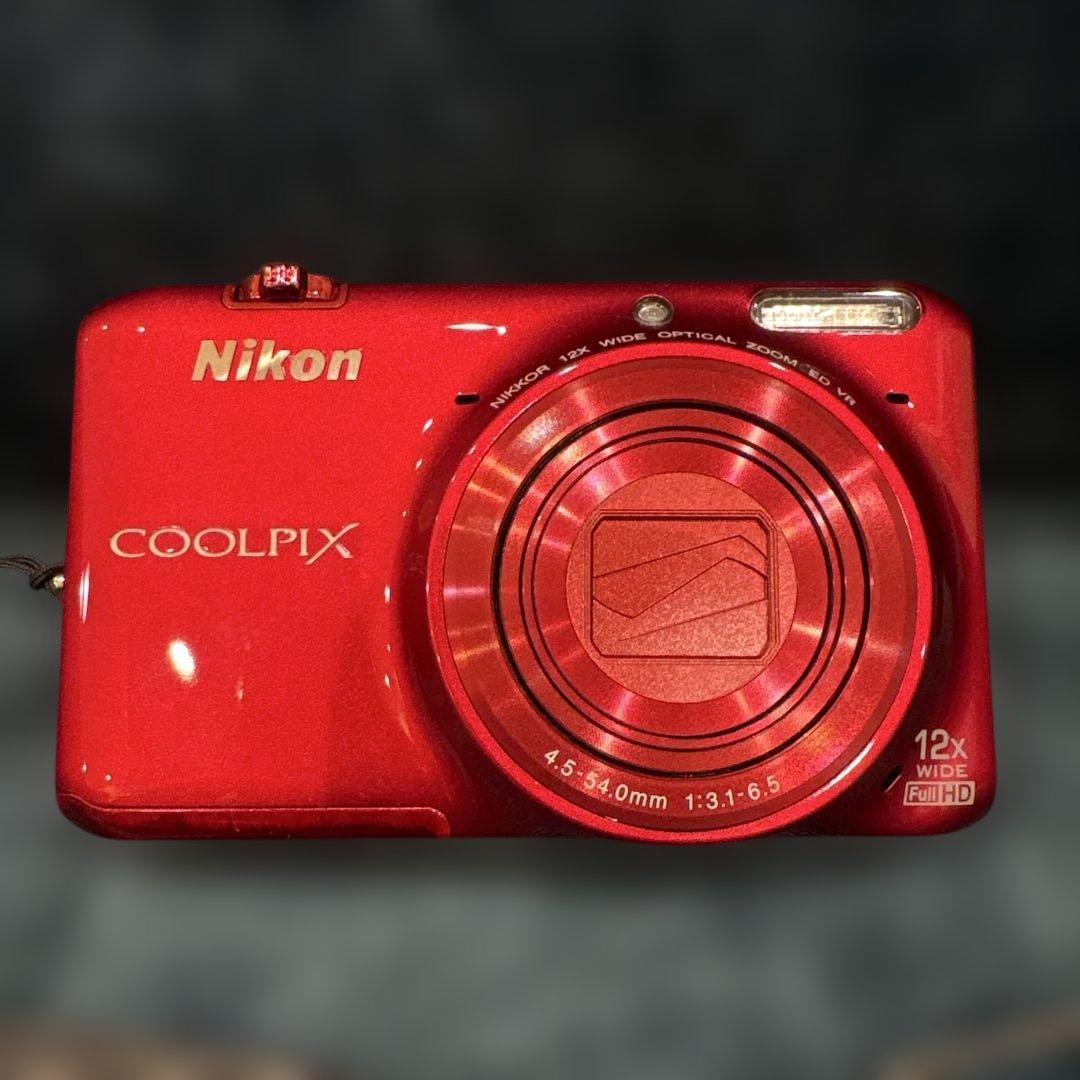 Nikon COOLPIX S6500 レッド コンパクトデジタルカメラ