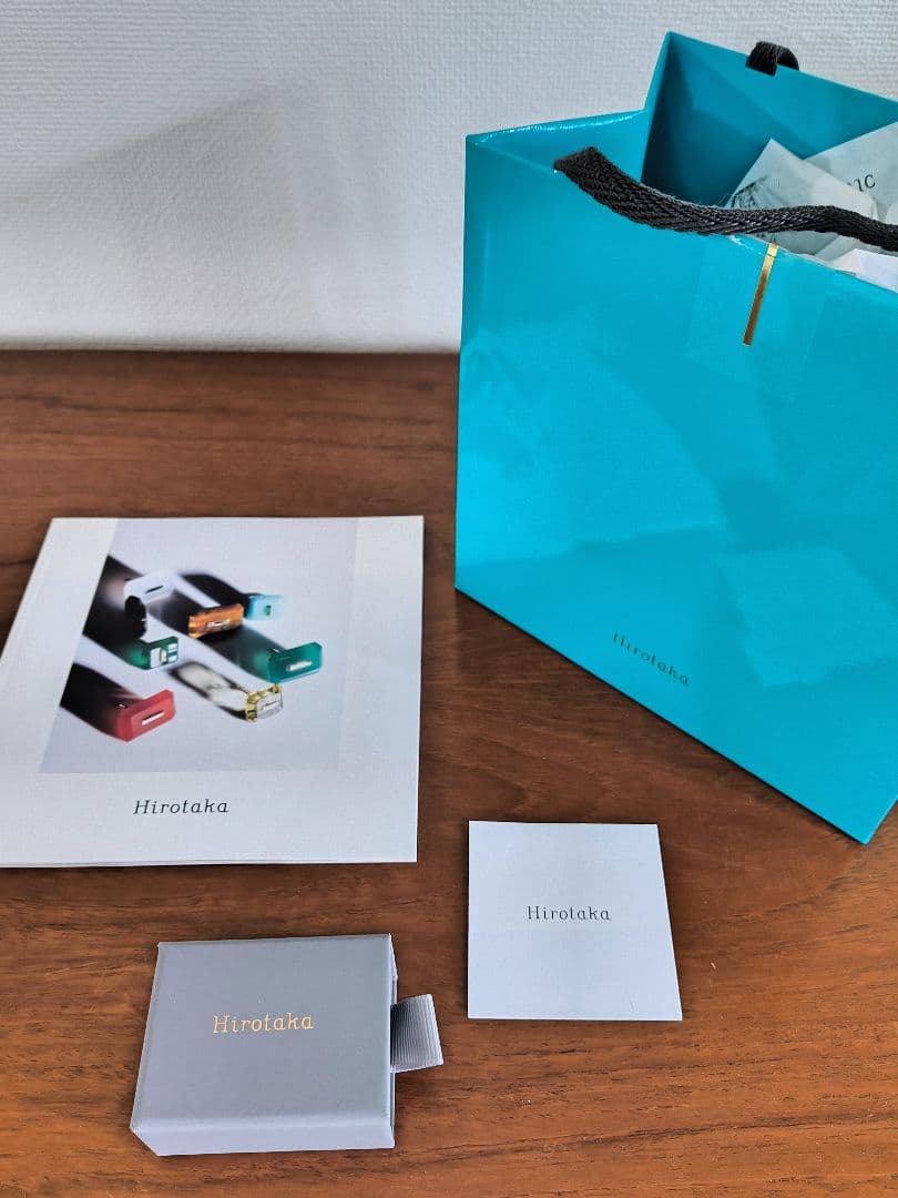 Hirotaka/GOSSAMER ロングバー ダイヤモンド ピアス