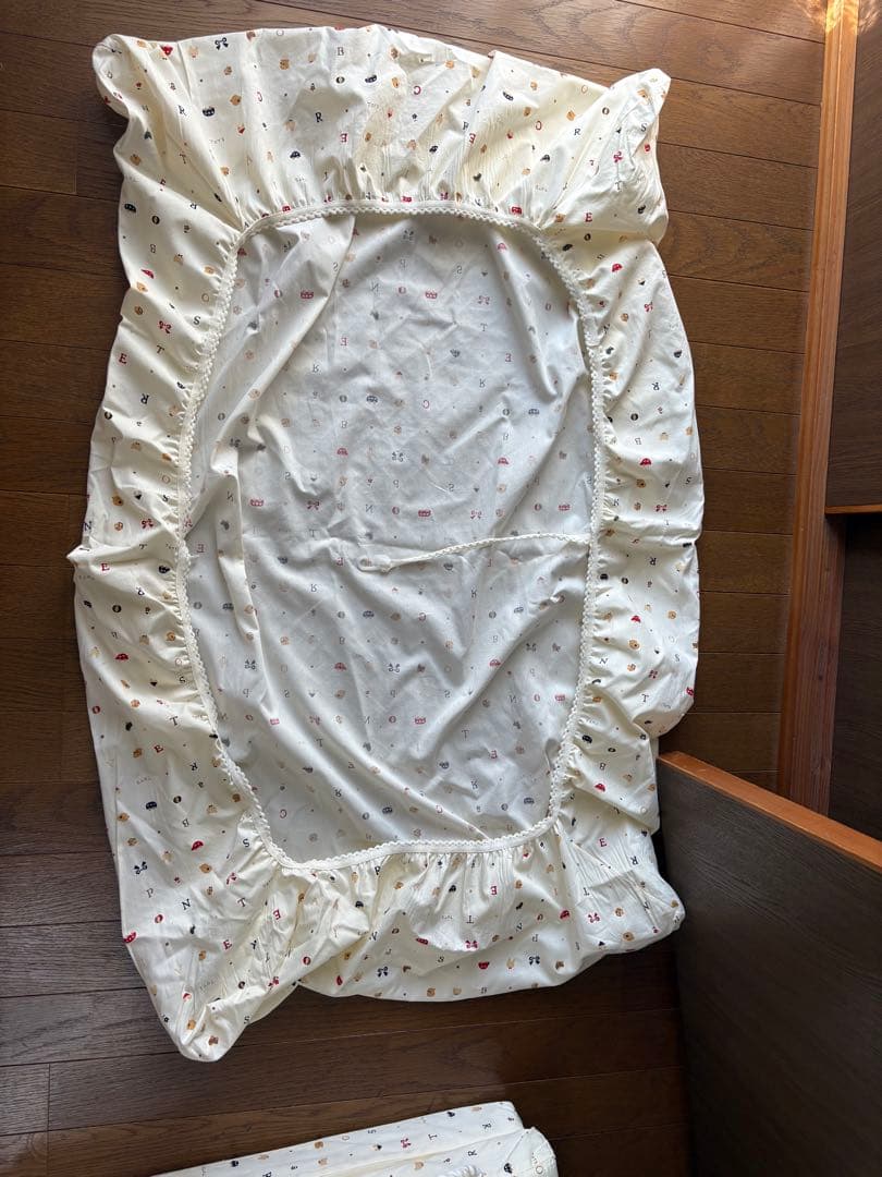 ミキハウス　ベビーベッド　マット付き