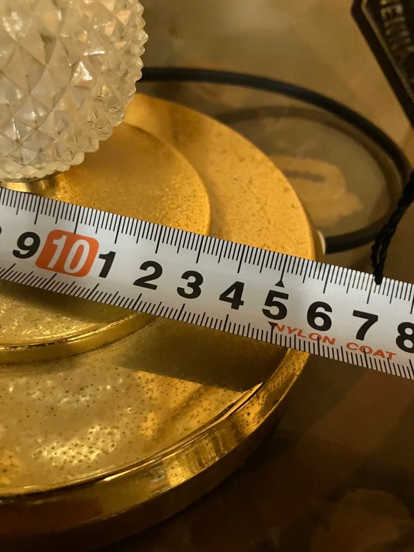 クリスタルシャンデリアテーブルランプ　アンティーク