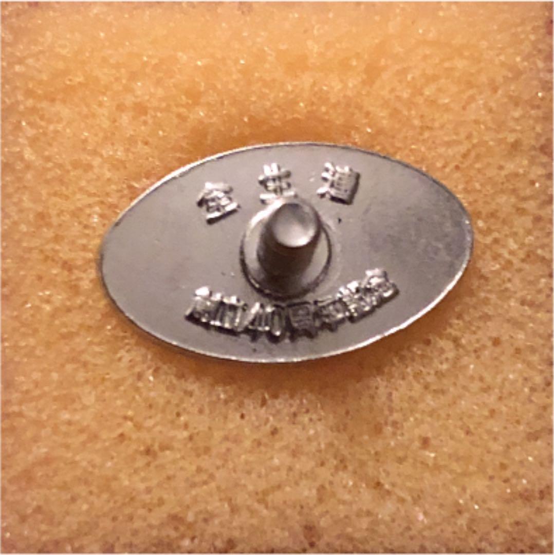 バッチ 全生連 創立40周年記念銀胸章バッチ 日本赤十字社