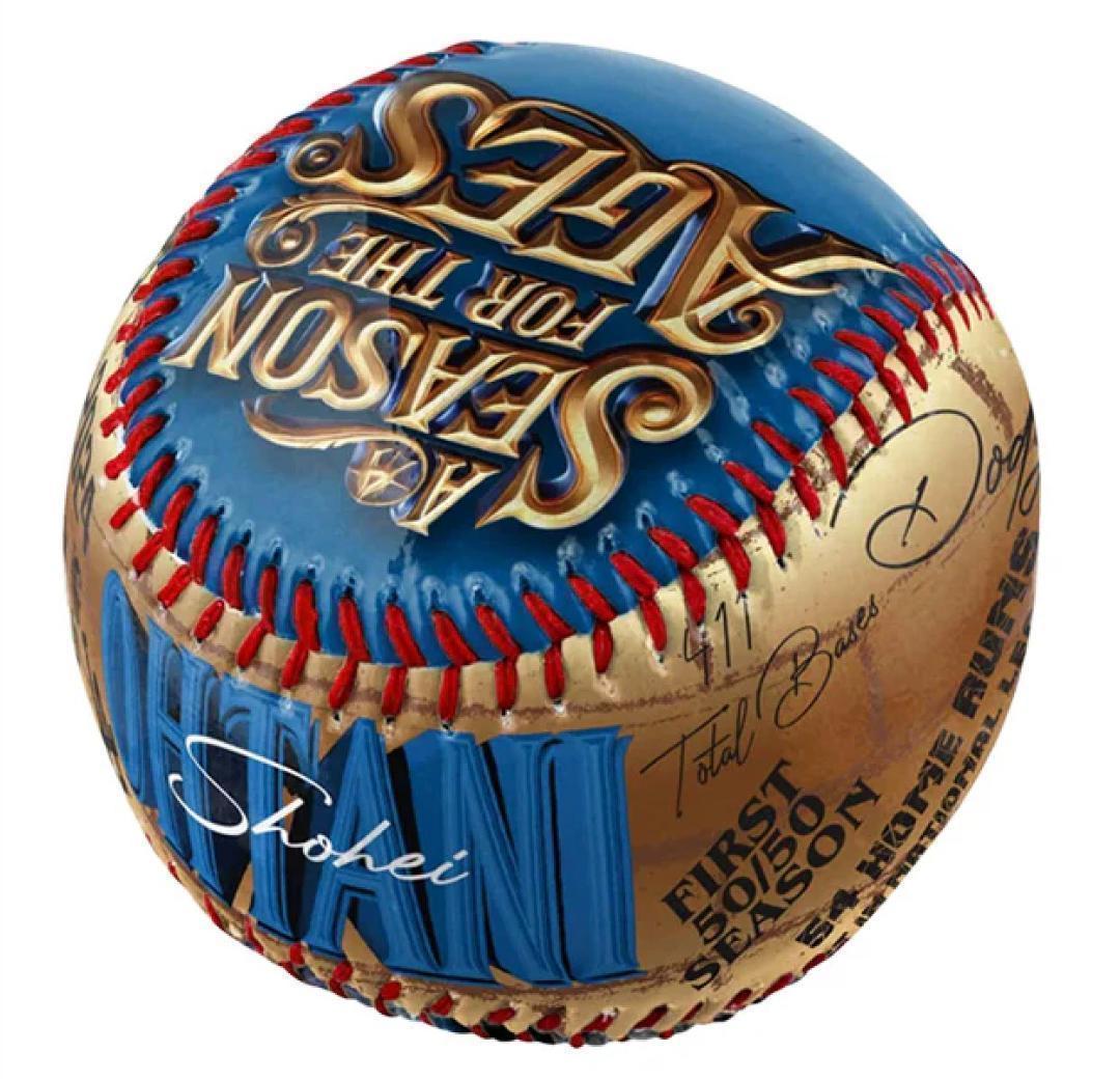 517個限定 ドジャース 大谷翔平 記念ボール 歴史的偉業ケース/ロットNo.付