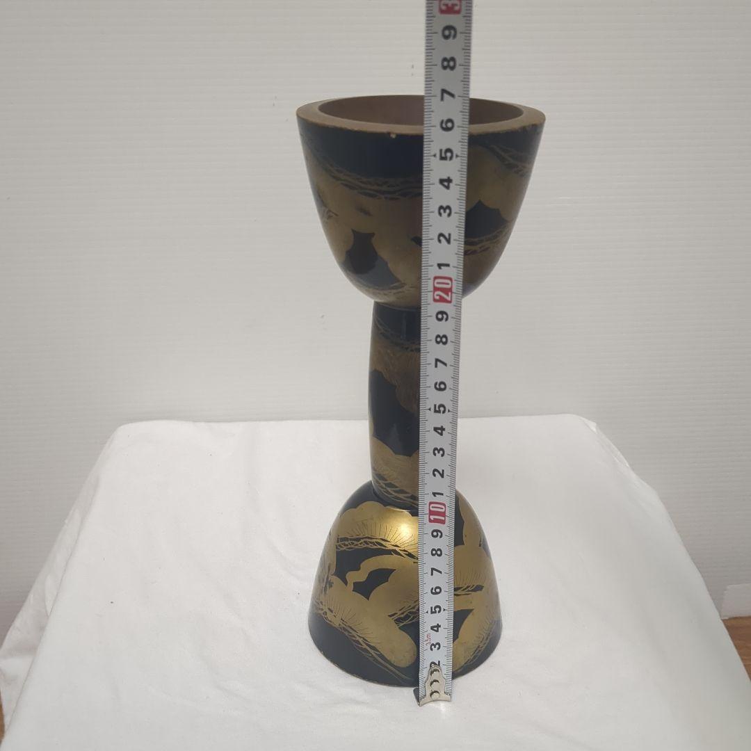 小鼓 松 鼓胴 時代和楽器 雅楽神楽能楽 蒔絵？