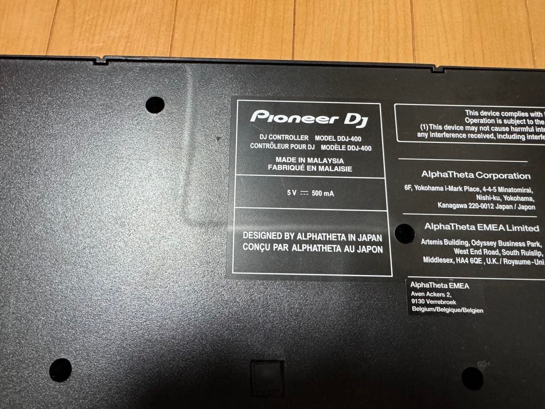 Pioneer DJ DDJ-400 2021年製