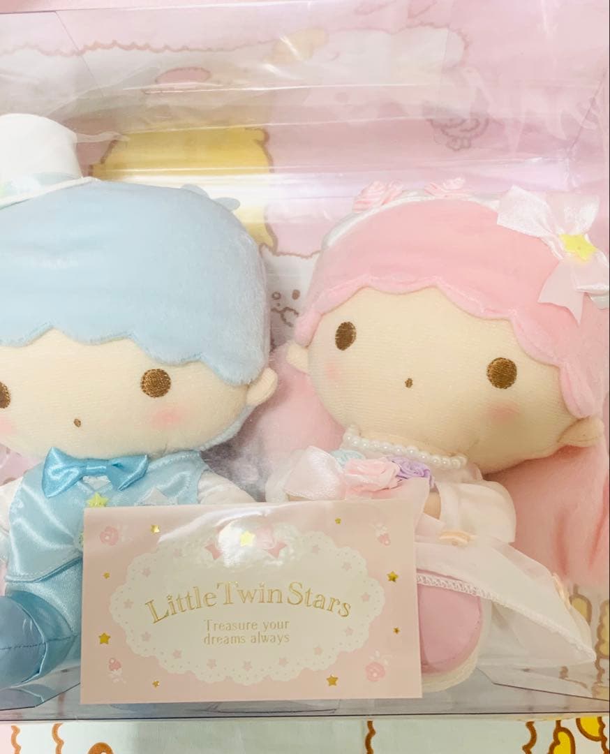 リトルツインスターズ ウェディングドール キキララ ペアドール ローズ