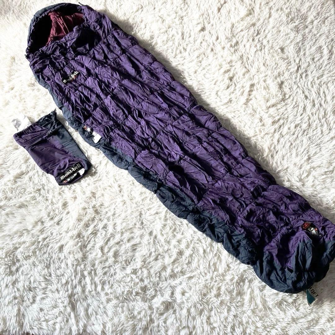 【希少】左ジッパー モンベル シュラフ バロウバッグ #7