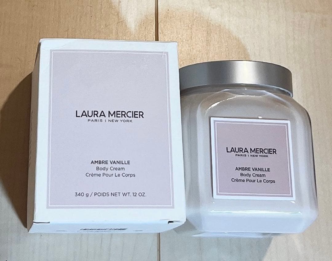 ローラメルシエ*ホイップトボディクリーム*アンバーバニラ*340g