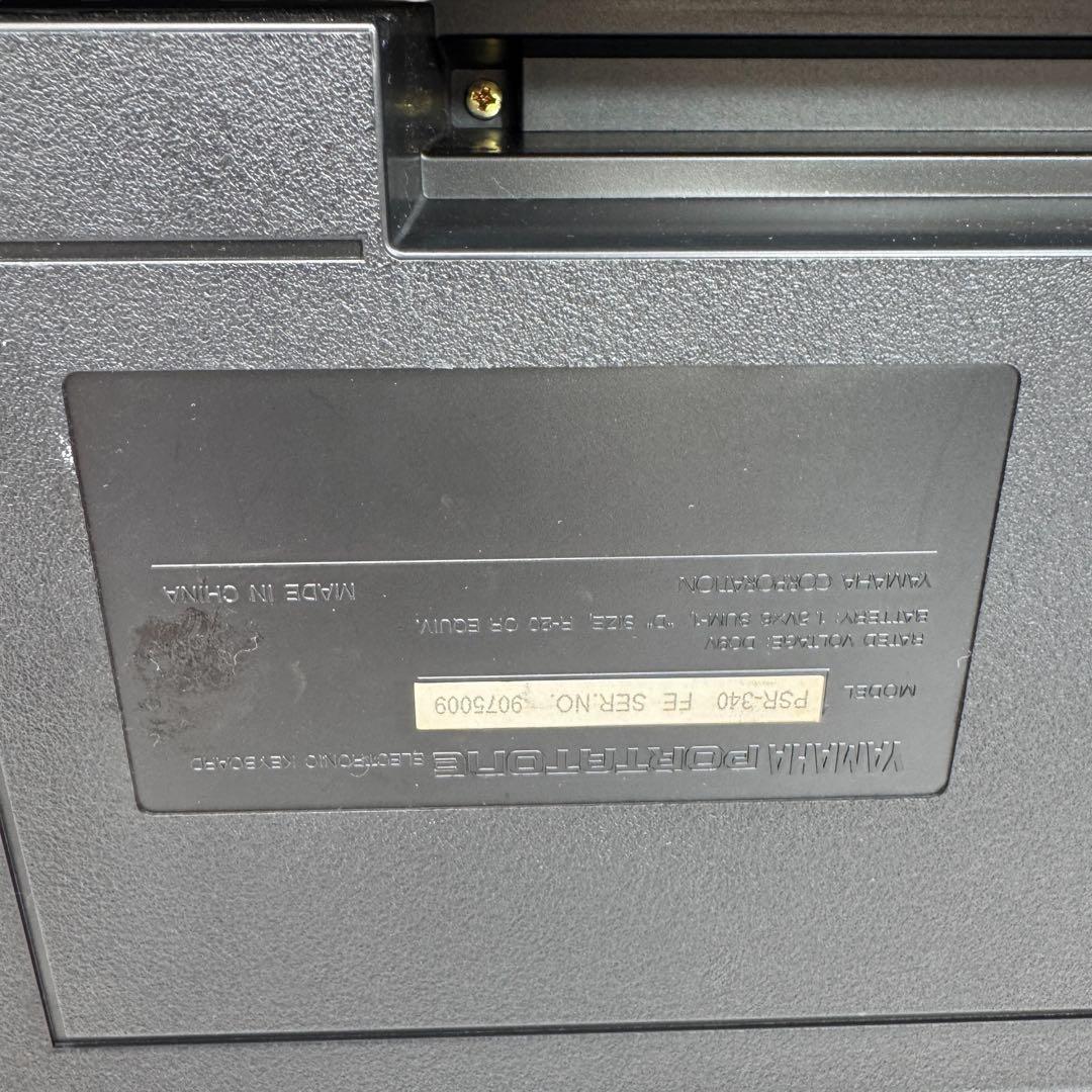 YAMAHA ヤマハ PSR-340 電子キーボード シンセサイザー 61鍵盤