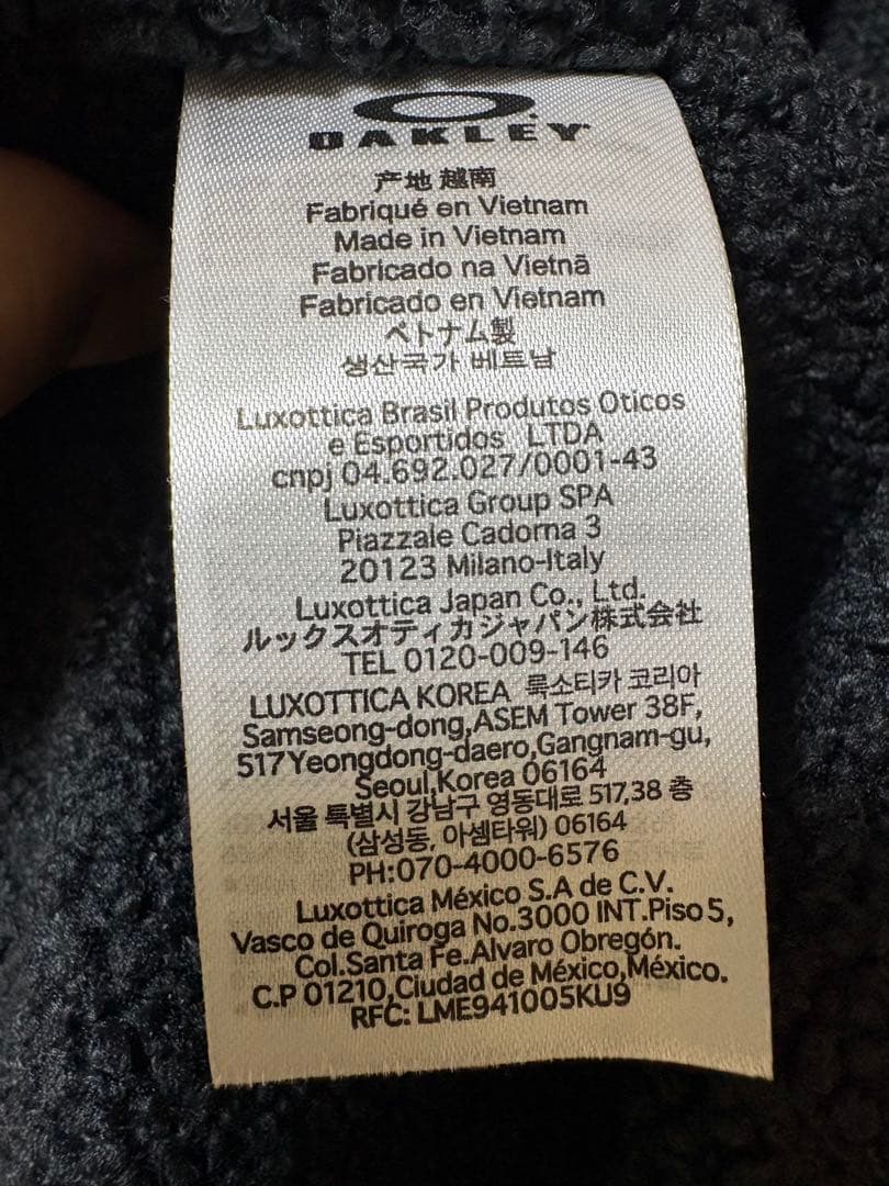 Oakley ゴルフ ジャケット 紺色 袖取り外し可能