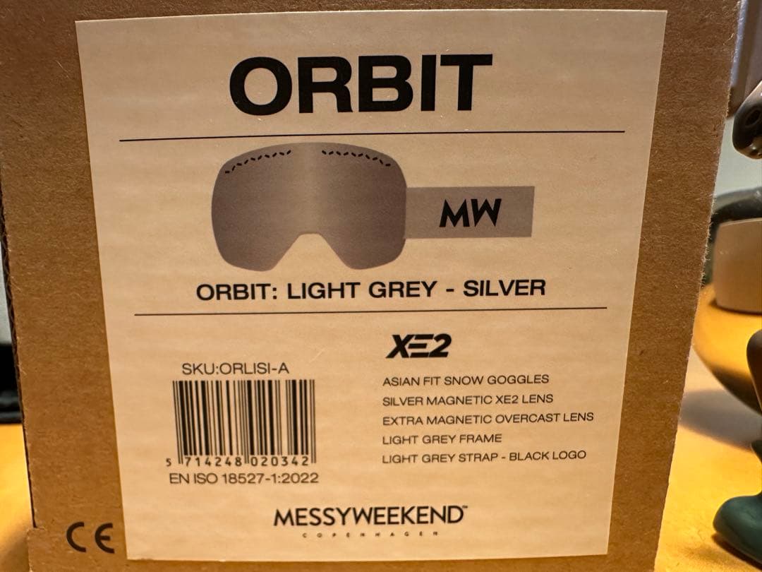 MESSYWEEKEND / ORBIT - ASIAN FIT スノーゴーグル