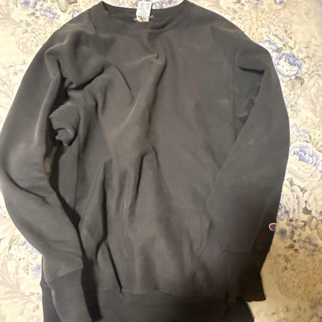 90s チャンピオン　リバースウィーブ目無しBLACK