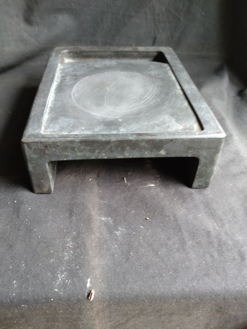 古硯(大型)　清乾隆年製端渓抄手硯　アンティーク　NO.1042