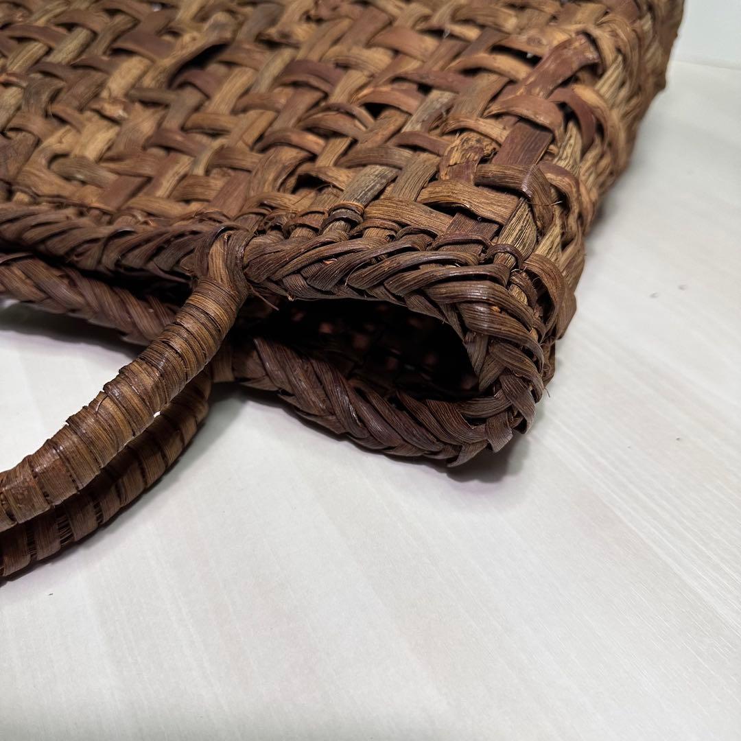 山葡萄☆国産☆トートバッグ☆編み込み☆カゴバッグ☆