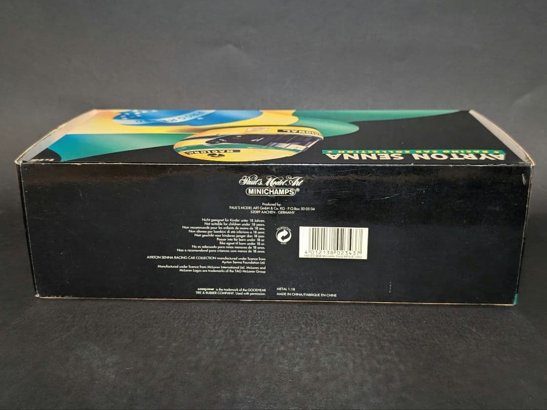 ミニチャンプス 1/18 マクラーレン ホンダ MP4/8 1993 A.セナ