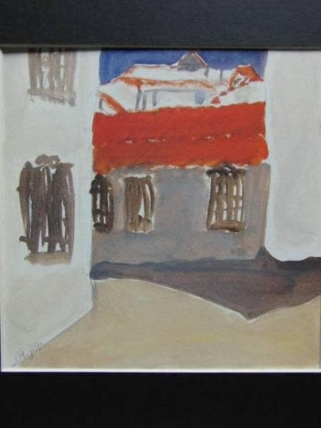 三岸節子、【スペイン（アンダルシア）】、希少なデッサン・画集画