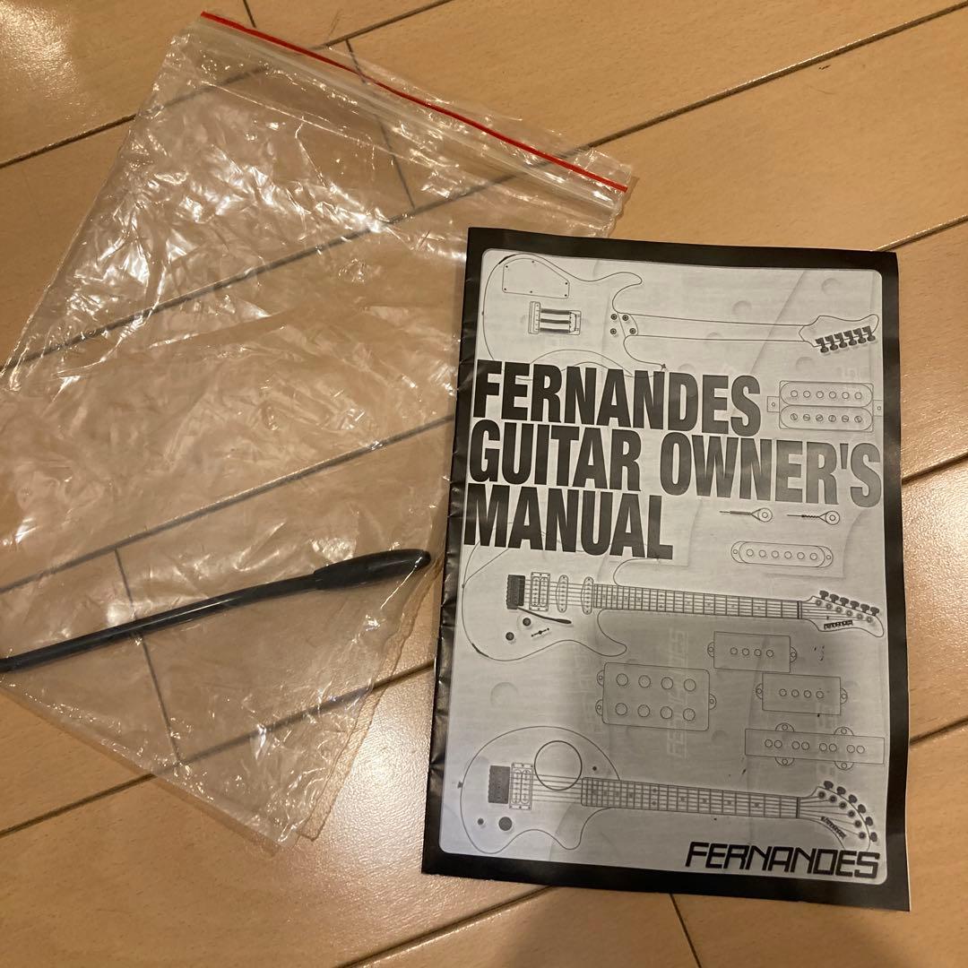 極美品　FERNANDESエレキギター スカルデザイン　専用ケース付