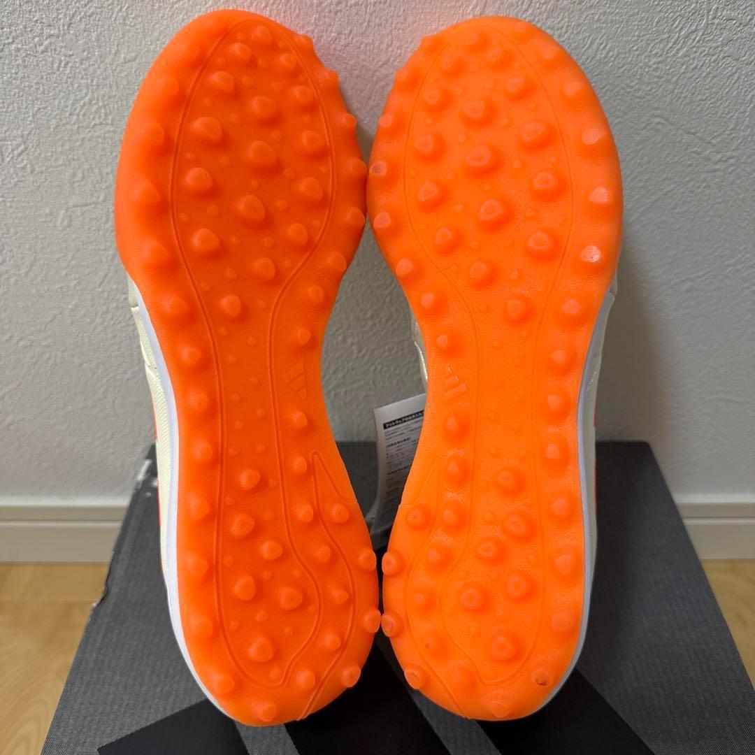 adidasアディダス　コパピュア　サッカー　トレシュー　白オレンジ27cm新品
