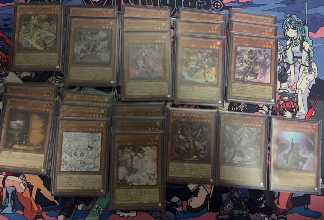 M∀LICEデッキ　マリスデッキ　構築済みデッキ　三重スリーブ