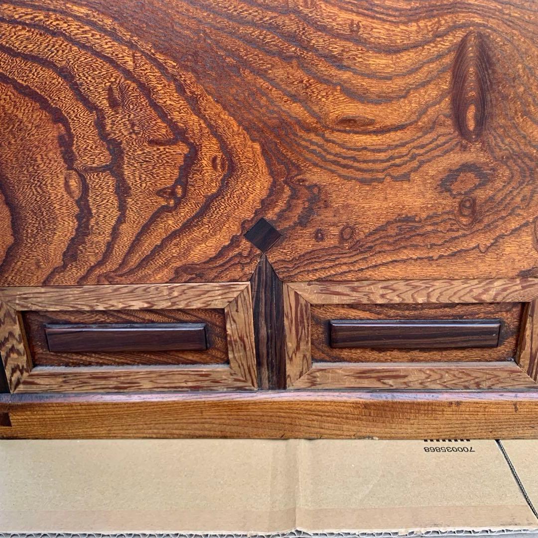 木製長火鉢　角火鉢　欅テーブル　囲炉裏　送料込み　　＊引き取り歓迎お値引きします