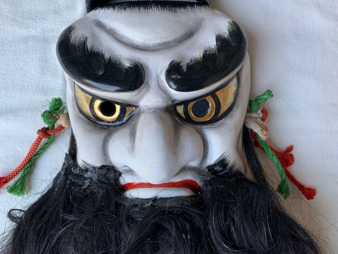 鍾馗 石見神楽面 伝統工芸 仮面 お面 魔除け 伝統舞踊 能