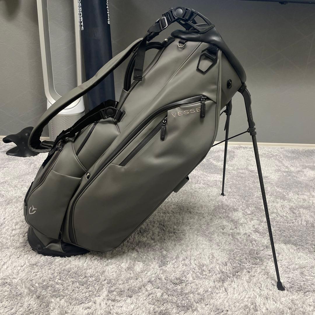 VESSEL キャディバッグ スタンドバッグ プレイヤー3.0 グレー 8.5型