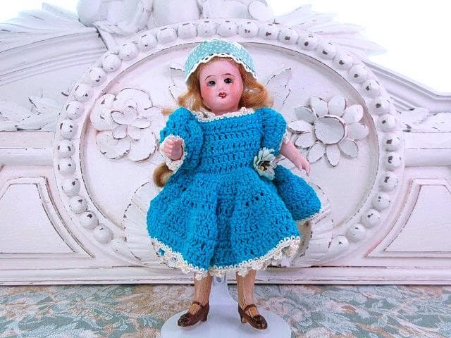 アンティーク　ミニョネット　STBJ　☆　フレンチ　ビスクドール