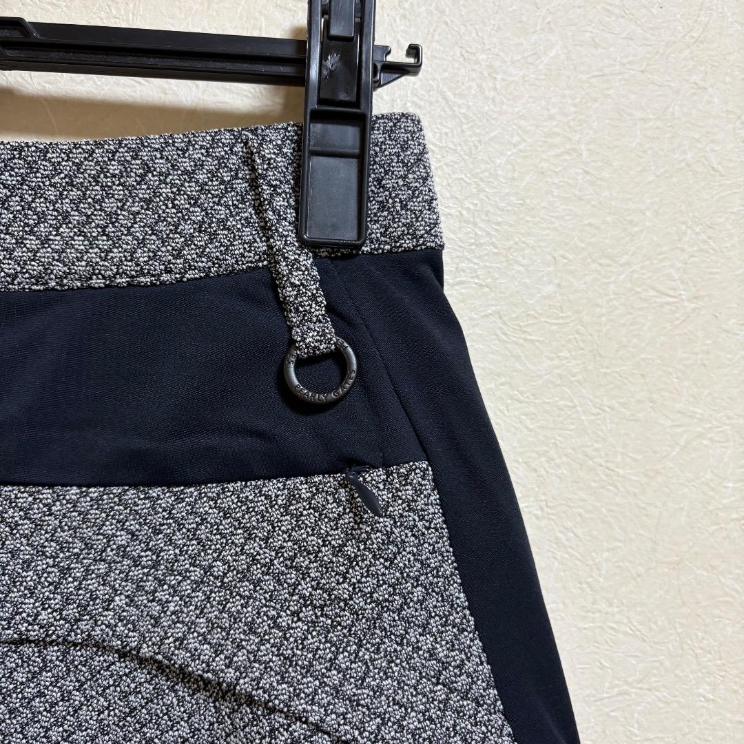 美品 パーリーゲイツ ダイヤニットジャガード スカート 0サイズ