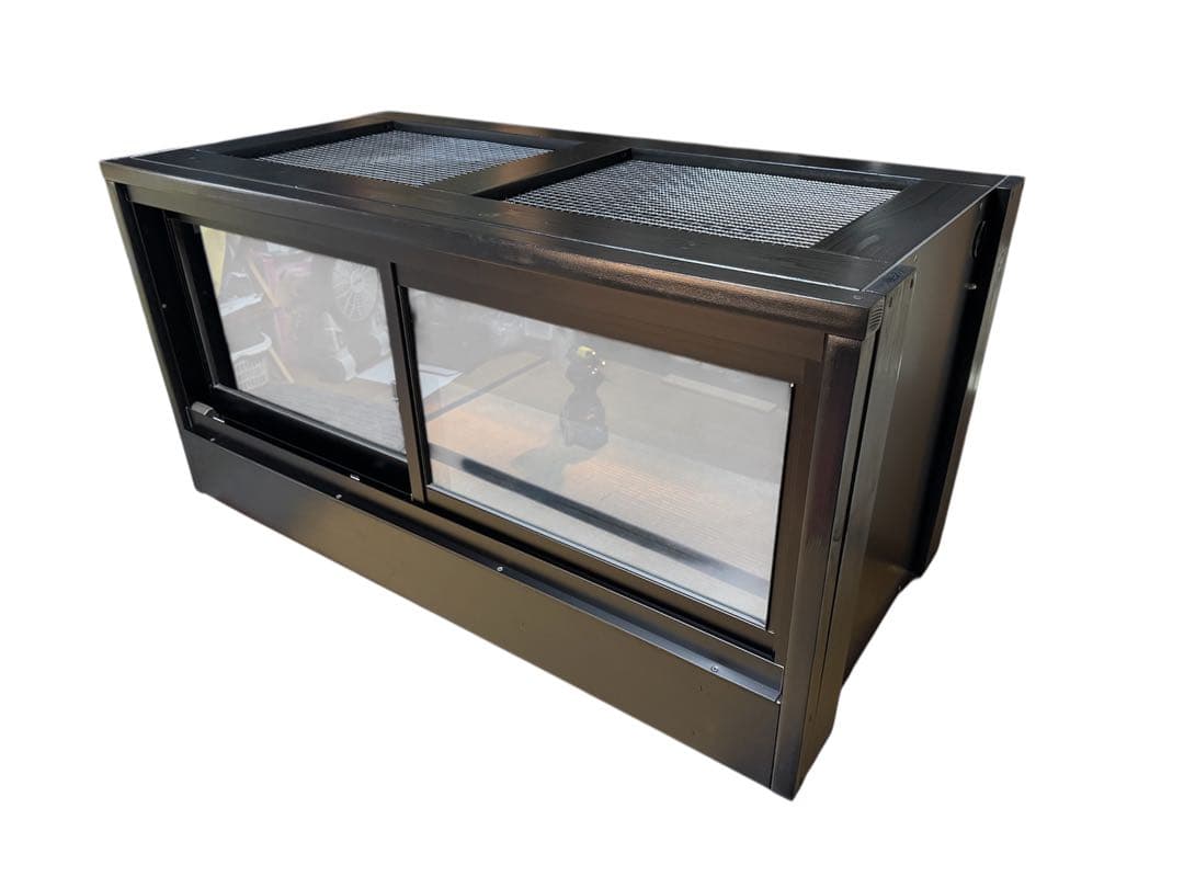 爬虫類用ケージ　120×60×60 アルミサッシ仕様