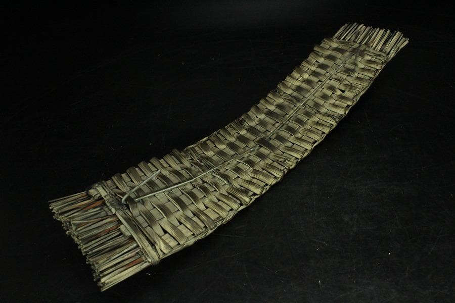 網籠 舟形 水盤 奇木 根木 時代物(K-XA853)