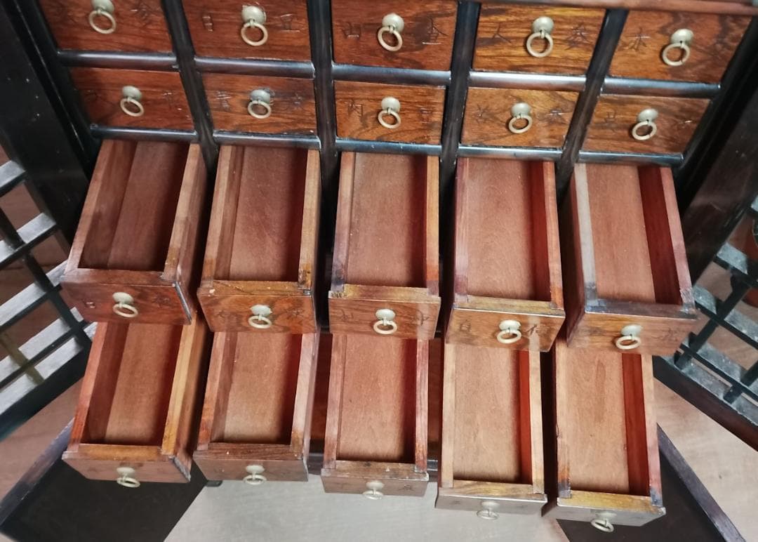 和箪笥 薬箪笥風 小引き出し収納 時代家具 古民家 古道具