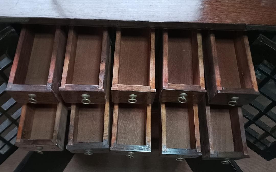 和箪笥 薬箪笥風 小引き出し収納 時代家具 古民家 古道具