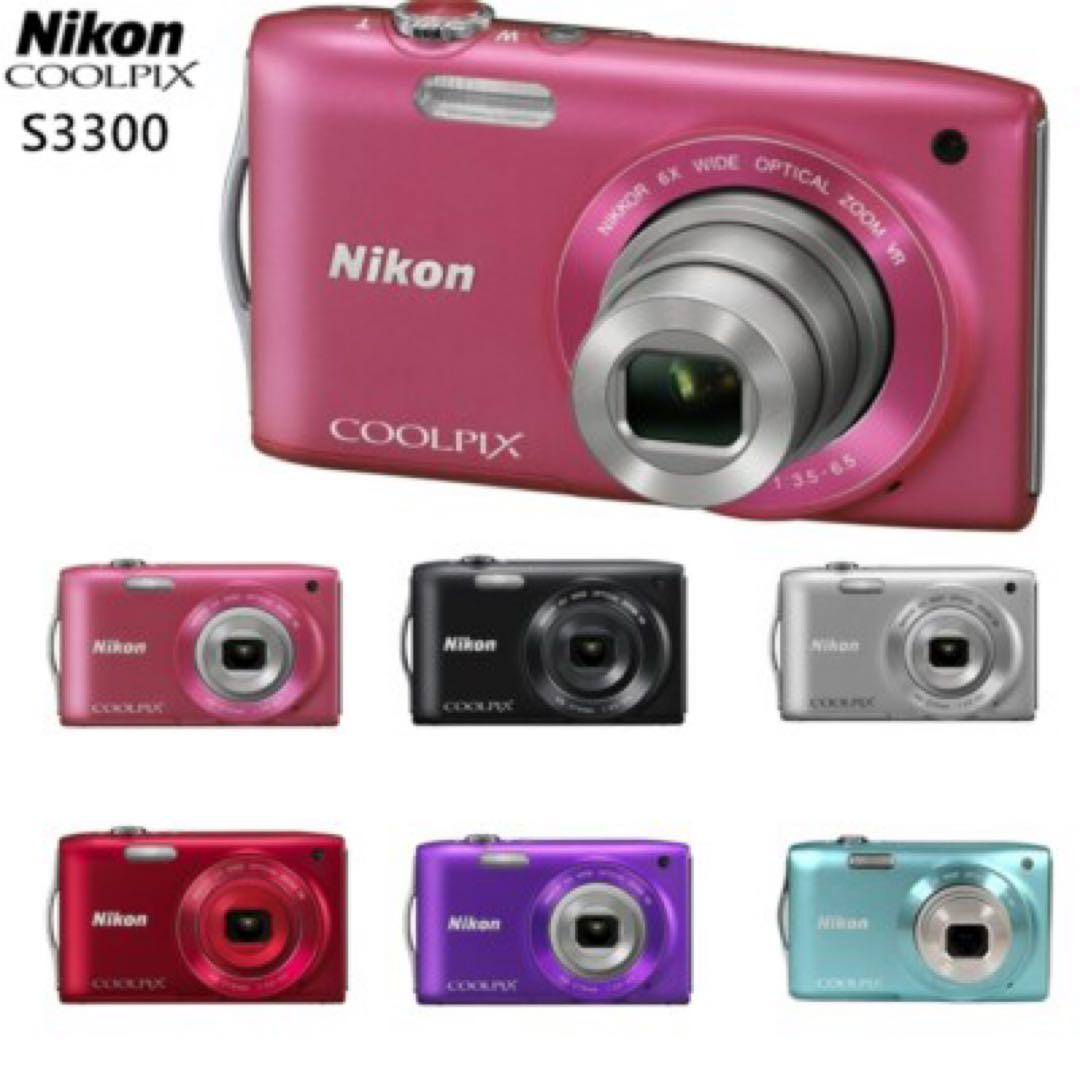 NIKON COOLPIX S3300 ブラック コンパクトデジタルカメラ